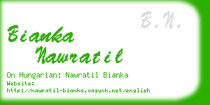 bianka nawratil business card